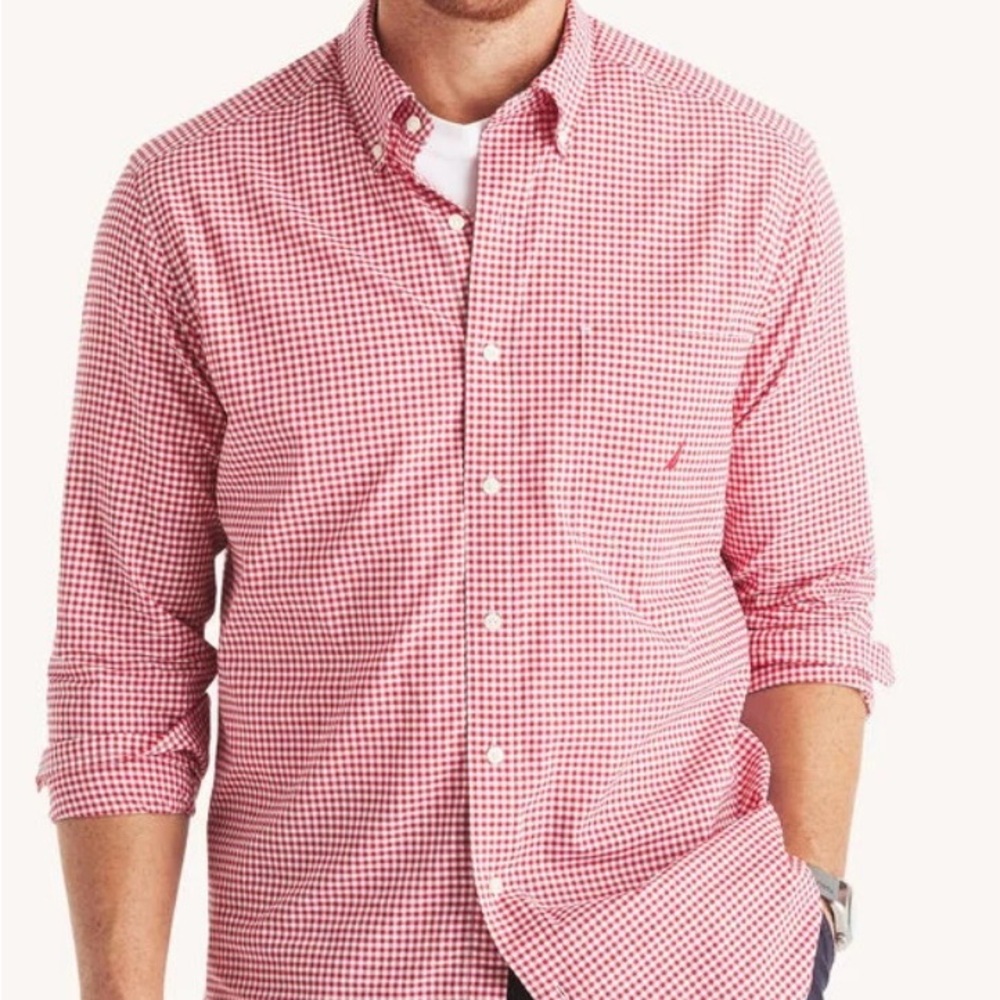 Nautica Plaid Dress Shirt